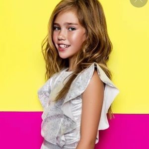 MIA silver girls top and skirt set!!!